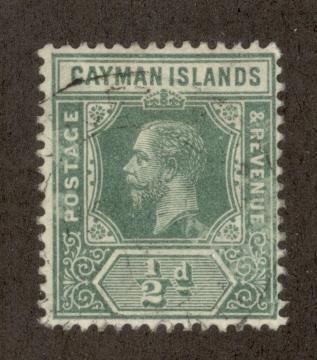 CAYMAN ISLANDS SC# 33 FINE U 1912