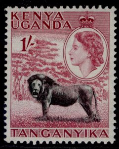 KENYA UGANDA TANGANYIKA QEII SG175, 1s black & claret, NH MINT.