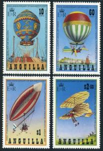 Anguilla 542-545,546,MNH.Michel 546-549,Bl.50. Manned flight,200th Ann.1983