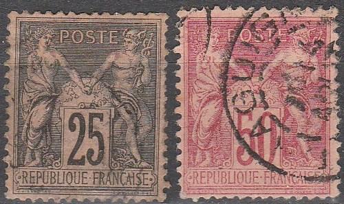 France #100-01 F-VF Used CV $4.85  (A4900)