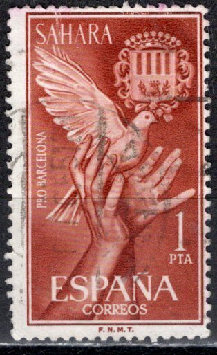 Spanish Sahara; 1963: Sc. # 138: *O/Used Single Stamp