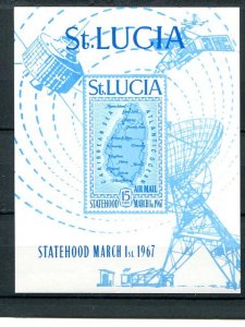 St Lucia  Scarce Air post sheet    VFNH -   Lakeshore Philatelics