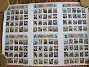 FULL PRINTER'S SHEET - U.S. CIVIL WAR - SCOTT #2975v - MNH
