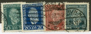 Germany, Scott #340-43, Used, complete set