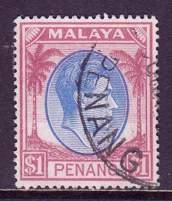 Malaya (Penang) - Scott #20 - Used - SCV $3.00