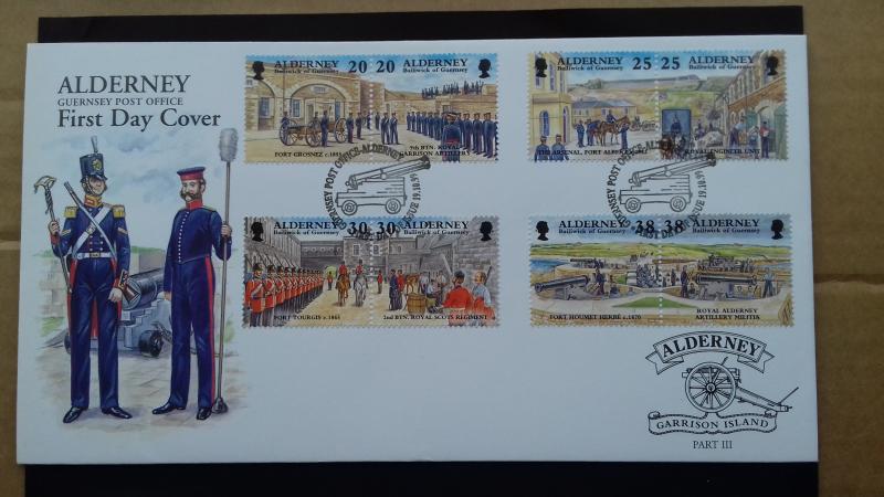 Alderney FDC 1999 Historical Forts