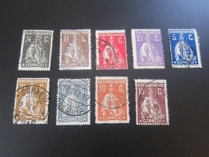Portugal 1912 Sc 208,210-17 FU