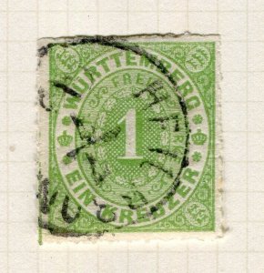 GERMANY; NORTHERN STATES 1860s classic issue fine used Shade of 1k. Postmark