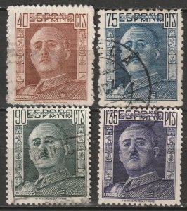 Spain 1942 Sc 712-5 set used