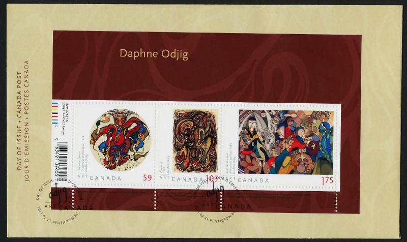 Canada 2437 FDC Art, Daphne Odjig