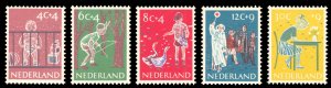 Netherlands 1959 Scott #B336-B340 Mint Never Hinged