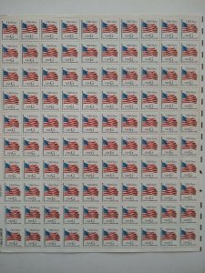 Scott #2881 OLD GLORY MNH Sheet of 100 US G Rate US 32¢ (Black G ) Stamps