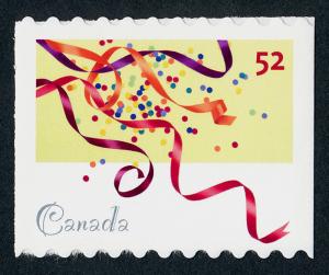 Canada 2203 MNH Celebrations, Ribbon, Confetti