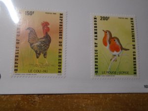 Cameroon  #  799-800  MNH  Birds