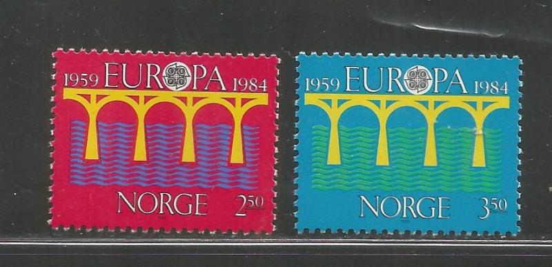 NORWAY, 841-842, MH, EUROPA