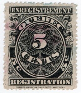 (I.B) Canada Revenue : Quebec Registration 5c (1918)