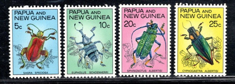 PAPUA NEW GUINEA SC# 237-40  FVF/MOG