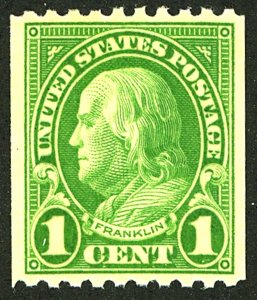 U.S. #604 MINT OG NH