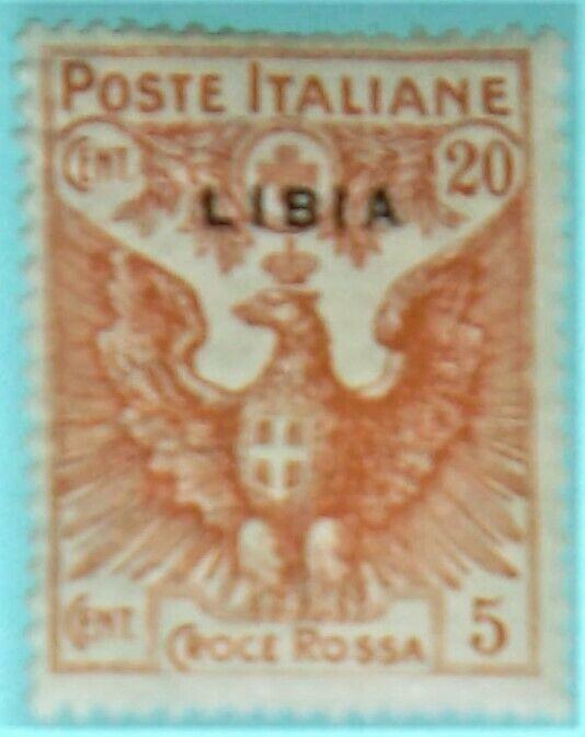 Libya 1915-1916 Scott #B3 Mint Hinged LIBIA overprint