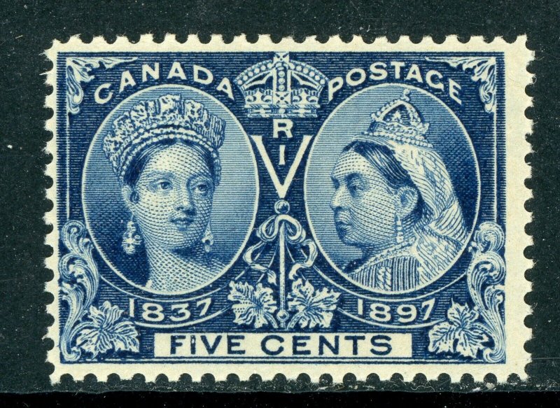 Canada 1897 QV Jubilee 5¢ Deep Blue  Scott #54 MNH V315