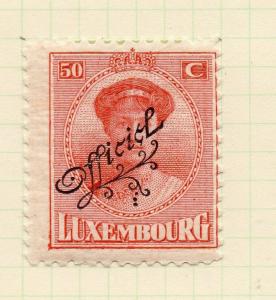 Luxembourg 1921-22 Early Issue Fine Mint Hinged 50c. Official Optd 253206