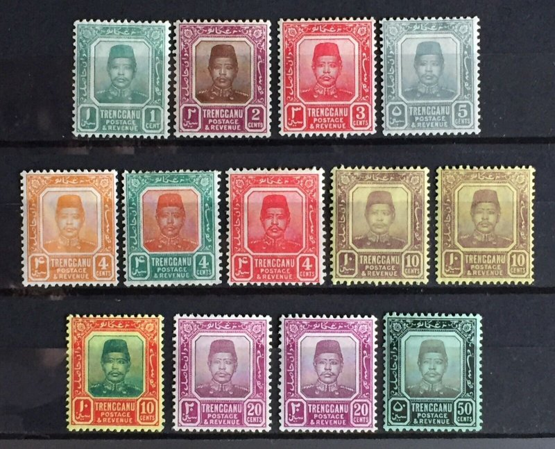 Malaya TRENGGANU 1910-19 Sultan Zainal Abidin 13V Mint M4513 