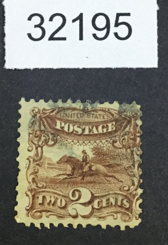 US STAMPS #113 USED LOT #32195