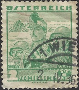 Austria Scott #371 Used VF 1934-1935 Tyrol Stamp