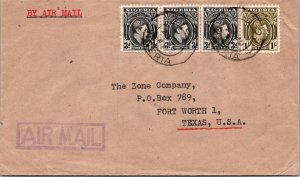 Nigeria 19?? - Airmail Cover to Fort Worth Texas - F59113