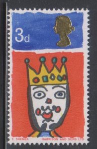 Great Britain,  3p Christmas (SC# 478) MNH