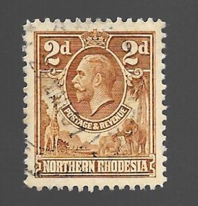 Northern Rhodesia 1925 - U - Scott #4 *
