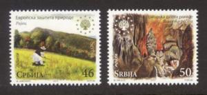 Serbia Sc# 628-9 MNH European Nature Protection 2013