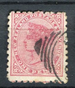 NEW ZEALAND; 1890s early classic QV issue ADVERT STAMP fine used