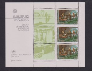 Portugal  Madeira    #81a   MNH    1982  sheet  Europa