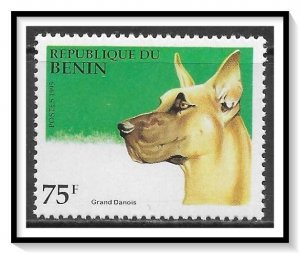 Benin #743 Dogs Great Dane MNH