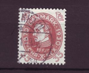 J3238 JL stamps 1930 denmark used #218 $4.50v king