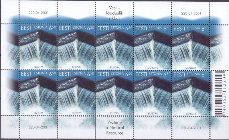 Estonia. 2012. 399. Year of water. MNH. 