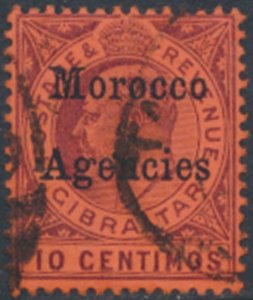 GB Morocco Agencies Abroad on Gibraltar SG 18 SC#  21 Used see details & scans
