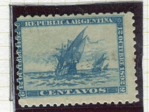ARGENTINA; 1892 early America Discovery issue Mint hinged Shade of 5c. value