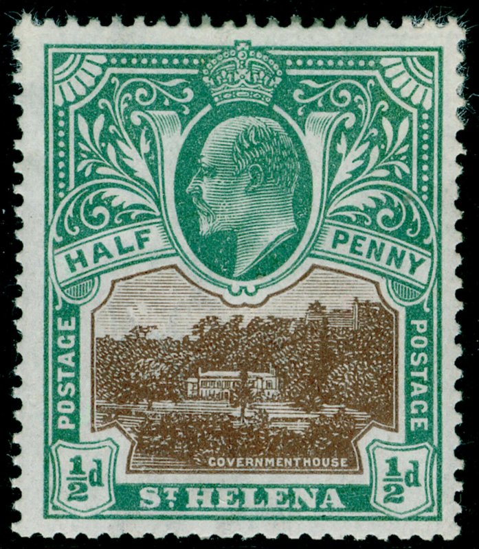 ST. HELENA SG55, ½d brown & grey-green, M MINT. 