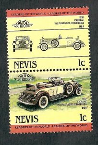 Nevis #285 Classic Cars MNH pair
