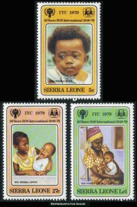 Sierra Leone MNH 451-3 International Year Of The Child SCV 1.50