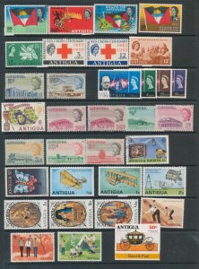 Antigua Barbuda Anguilla QV/QE M&U Collection(Apx 170 Items) (HP89 ) 