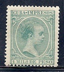 Cuba #134 1890-1897 Issue (M) CV $5.00