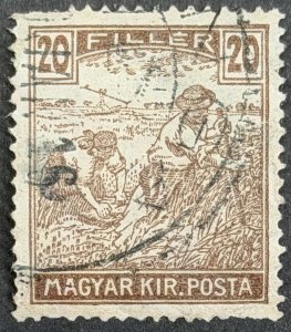 Hungary, 1916-1918, SC#115, Harvest (MAGYAR KIR POSTA) Used, F