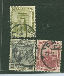 Egypt #72-74  Single