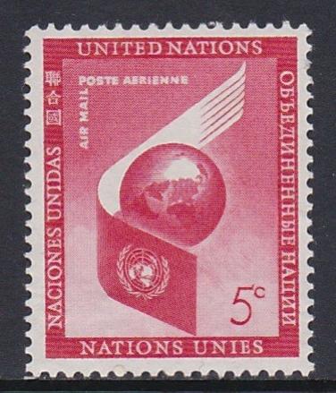 C6-7 United nations 1959 Airmail MNH