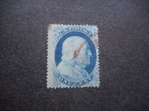 # 24 Fine Used Light Red Cancel
