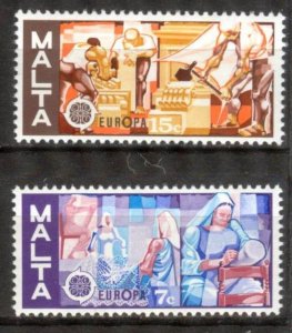 Malta 1976 Europa CEPT Art set of 2 MNH