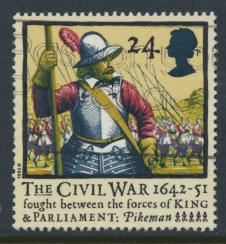 Great Britain SG 1620   Used  - Civel War 